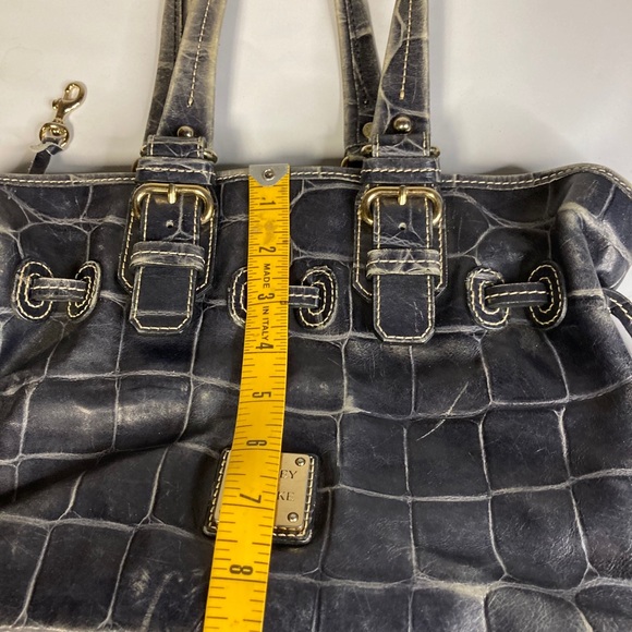 Dooney Bourke Blue Leather Shoulder Bag - Picture 9 of 11